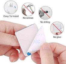 4 ganci autoadesivi per asciugamani, da parete, in acciaio inox, antiruggine, senza foratura, ideali per bagno, bagno, cucina, ufficio (4,5 x 4,5 x 3,0 cm)