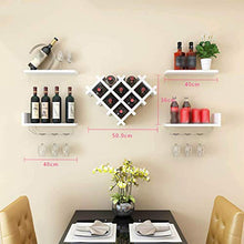 Elegante Scaffale per Vino Armadio per Vini a Parete, Cremagliera Del Vino Creativo Soggiorno Appeso a Parete Vetrina Vetrina, HJJ