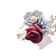 Fgyhty Bracciale Damigella d'Onore Polso Falso Fiore Artificiale del Fiore della Mano Floreale Wristband Donne