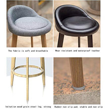M-YN Sgabelli da Bar Sgabelli da Bar, mobili Design retrò Metallo Sgabello da banco Rotondo in Metallo, Schienale Basso for la Colazione Sgabello da Bar (Color : Red, Size : 31inch)