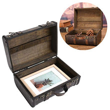 Tissting Valigia in Legno Valigia in Stile Cinese retrò Puntelli per Foto Valigia di Grande capacità per Custodia da Viaggio per Esterni e Studio Fotografico
