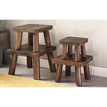 HHXD Sgabello in legno Qualità Di Pino/Piccoli Panca Tappetino Antiscivolo/Adatto per Soggiorno Bagno Balcone Camera da Letto/Come mostrato / 20×16cm