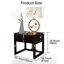 RKRZLB Comodino con Uno o Due Cassetto e Ripiano Inferiore per Cameretta 20.4x16.1x18.9inch Legno Cassettiere Cameretta (Color : Style 1)
