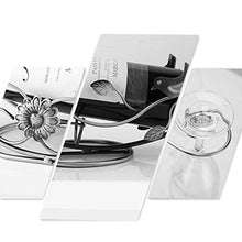 Vino Botte di Rovere, Portabottiglie Per Vino, Calice Design Retrò Creativo Può Essere Appeso Come Un Regalo Di Ornamento Di Decorazione Del Vino Per Il Bar Ristorante Di Casa, Con 2/4 Calici Vino, bi