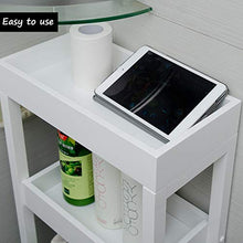 &ripiano di stoccaggio Scaffale di stoccaggio per la casa che può spostarsi Scaffale di stoccaggio per bagno Scaffale di finitura per bagno da cucina Cucina 3 piani con ruote Scaffale di finitura