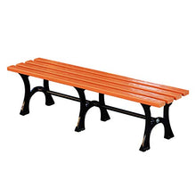 Panchine da terrazza per esterni da giardino, Panca in legno massello resistente alle intemperie e anticorrosione Panca in metallo rinforzata per adulti e bambini con 2-3 posti a sedere