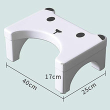 HLWJXS Step Sgabello Sgabello Servizi Igienici Tappetino Antiscivolo Poggiapiedi Bambino Bagno Sgabello Potty Bagno Sgabello Durevole/A / 40×25×17cm