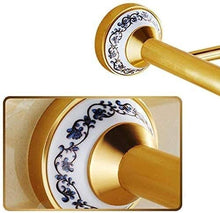 GDFEH Scaffale di Vetro 2-Livello Scaffale per Il Bagno del Bagno del Bagno del Bagno con la Barra degli Asciugamani