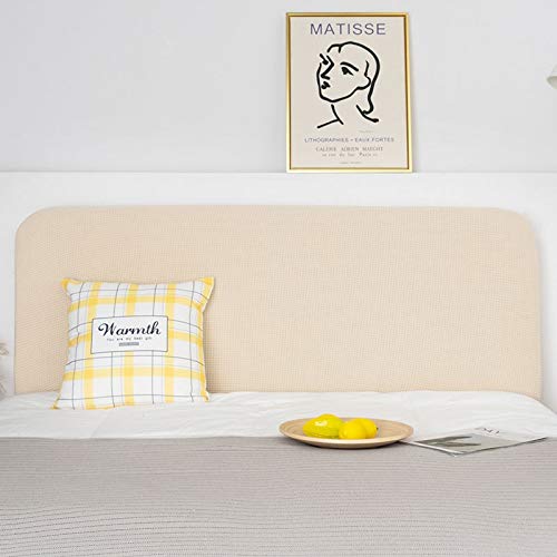 Copri Testata Letto, Copertura Testiera Letto Fodera Elastica Vello Protezione Testata Matrimoniale Cover Cuscino Lavabile per Decorazione Camera (Color : F, Size : 90-110cm)
