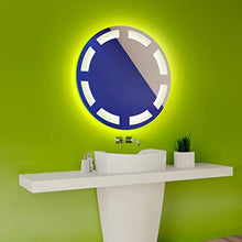 Artforma Specchio Rotondo da Bagno Controluce LED | 95 cm | su Misura | Personalizza Specchio Tondo da Parete Bagno | LED Premium | Colore LED - Bianco Freddo/Caldo | L34