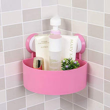 Scaffale portaoggetti da bagno ad angolo con ventosa per doccia, angolo cucina, bagno, mensole