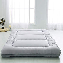 Futon Materasso Singolo,Materasso Pieghevole Dormitorio Studente,Materasso Futon Pavimento,Morbido e Traspirante Addensare Tatami Mat Sleep,Grigio,Regina