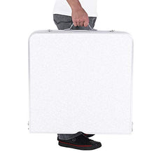 FAMKIT 4Ft Tavolo Pieghevole Cavalletto Camping Partito Picnic BARBECUE Stallo Graden Coperta