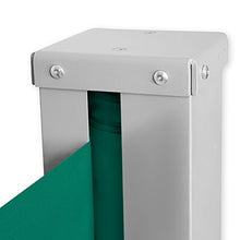 Nemaxx SCA180 Frangivento Tenda Laterale Verde Tendino 180x300 cm Telaio Verde cassoneto Grigio
