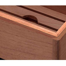 NIHAOA Accessori del Sigaro Corrosione Cedar Cigar Humidor - Portable Pine Cigar Cabinet Grande capacità a Due Cigar Humidor Buon apporto di umidità