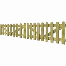 BIGTO - Cancello da giardino in legno di pino impregnato FSC