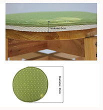 HYLX Cuscino Sedile, Cuscino Sedia, Cuscino Sgabello Rotondo, Cuscino Sedia Floreale Antiscivolo in Cotone Spesso, per Giardino, terrazza Esterna
