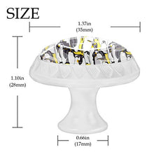 Maniglie per cassetti Manopole per cassetti Manopole rotonde Confezione da 4 per armadietto, cassetti, cassettiere, cassettiere ecc - Immagine Many EmperPenguin