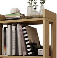 Knoijijuo Serve XSJZ Piastra mensola a Partire dal Legno Massiccio con mensola Staccabile per i Libri di Colore Chiaro di Noce,Lightwalnut