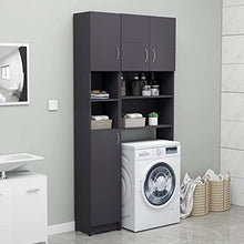 vidaXL Armadio da Bagno Rovere Sonoma 32x25,5x190 cm in Truciolato
