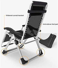 Attrezzatura domestica Lettino prendisole leggero Sedie da giardino pieghevoli Set di 2 sdraio pieghevoli reclinabili Sedia da giardino reclinabile Zero Gravity Office Lounge Balcone Home Leisure S