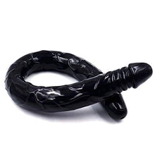 ENYI, Testina per Massaggi a Doppio Lato, Super Lunga, Flessibile e Doppia, 54,6 cm, Colore Nero