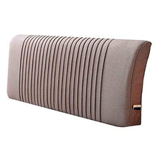 WEHKJIYT Cuscini Testiera Letto Pad, Lino di Cotone Sentirsi A Proprio Agio Spugna Ad Alta Resilienza Abbellisci La Testiera-90x58x10cm_Un