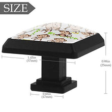Scimmie in giro 3 PCS Pomelli per Porta, Pomolo per Mobile, Pomelli per Mobili con Viti, Maniglia per Armadietto, Pomelli per Porta, Pomelli per Cassetti per Porta, Armadio, Cassetto e Credenza