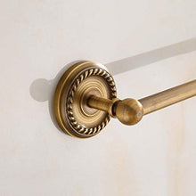 YIDTO Porta Asciugamani a Barra Singola Porta Asciugamani a Barra Porta Asciugamani a Barra Singolo in Rame for Bagno Mensola Doccia in Ottone a Parete (Dimensione : 40cm)