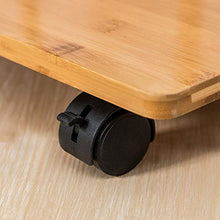 Comodini Nordic Mini Comodino Moderno Tavolino di Soggiorno Fine Tabelle da Letto di bambù con carrucola Comodino Creativo Comodini Letto (Color : B)