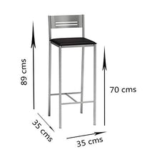 ASTIMESA Sgabello alto da cucina, 70 cm, finta pelle beige