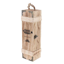 F Fityle Scatola Legno Vino Cassette Porta Scatole Confezione Regalo Vuote Portabottiglie di Vino Pieghevole, in Legno Naturale