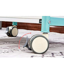 WangQ Carrello for scaffali Trolley Carrello di Bellezza in Legno Bellissimo generoso Grande Armadio spogliatoio Soggiorno Parrucchiere Salone di Bellezza Blu ， 50X35X83CM carrellino Cucina