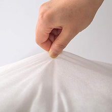 JKKJ - Cuscino per letto con inserti per testiera e testiera, in tessuto non tessuto con inserti in tessuto di lana, 45 x 45 cm, colore: Bianco