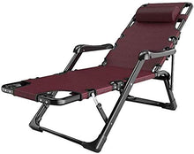 CDFCB Sun Lounger Sunbed Sedia Solare reclinabile con poggiatesta Schienale Regolabile Leggero Pieghevole da 170 cm × 52 cm × 28 cm capacità di carico 250 kg per Giardino Sedia da spiagg