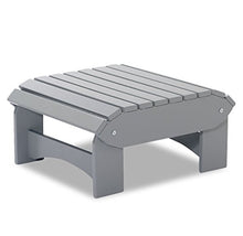 Dream-Chairs – Adirondack Footrest Comfort de Luxe in Grigio