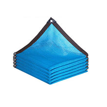 HLMBQ Rete Ombreggiante Telo Ombra Azzurro 2x1m,Frangisole Frangivista Resistente ai Raggi UV Tessuto Telone Ombreggiante Giardino recinzioni coperture
