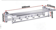 JKCKHA Northern Europe. Bar Parete Rail Parete Rail in Alluminio Rack Appendiabiti Spazio Spessore Accessori Supporto Pieghevole Bagno Mensola Rack