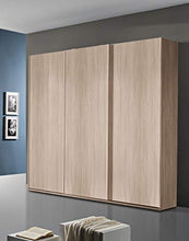 InHouse srls Armadio in Legno, 3 Ante, Color Olmo Frida, Mis. H 245 x L 244,2 x P 60,5 cm
