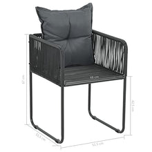 Tidyard Set 7/9 pz da Pranzo da Giardino in Rattan PVC Nero Marrone,Set Tavolo e Sedie da Giardino per Esterno in Rattan Nero,Set Tavolo WPC e 6/8 Sedie a Braccioli da Giardino per Esterno in Rattan