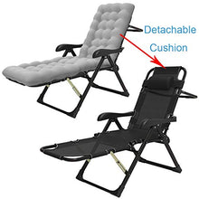SHUAIIJUAN Sedia per il tempo libero domestico Pieghevole sedie a sdraio Sedia da giardino giardino pieghevole sedie a sdraio da spiaggia sedie a sdraio for Pool Side all'aperto Yard Beach - Grey