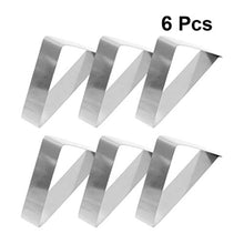 Angoily 16Pcs 5 Centimetri Tovaglia Clip da Tavolo in Acciaio Inox Pinza Pinza Panno Triangolo Regolabile Copertura di Tabella del Supporto della Clip per Interni Esterni Tavoli da Picnic