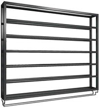 LLT Wine Rack, Della Novità Della Decorazione Della Parete Rack, Wine Rack Mensola Di Vetro a Parete Rack Bottiglia Del Metallo Ferro Vino e Supporto Di Vetro Di Immagazzinaggio Mensola Nero 75 × 10