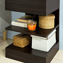 SoBuy® Tavolino da divano, tavolino da soggiorno, Comodini letto,con cassetto,FBT49-BR,IT
