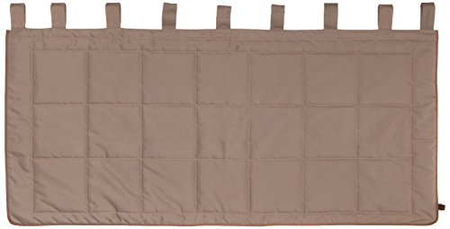 Linder 0509/28/807/160 a Monaco Gambe testata imbottita poliestere / cotone Taupe 85 x 160 cm