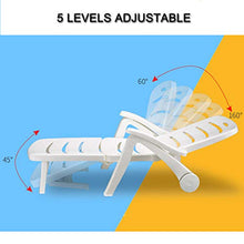 LINGZE Sedie da Campeggio Sedia Pieghevole reclinabile Portatile con tavolino Staccabile per Campeggio, Spiaggia, Piscina