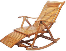 CDFC Sedia a Dondolo Bamboo Sedia per Adulti Sedia reclinabile Pieghevole Pranzo Pranzo Balcone Sedia Sedia Lounge Sedia Easy Sedia Sedia oscillante
