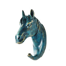 Hacoly ganci portasciugamani creativo ganci da parete a forma per Bagno guardaroba Appendiabiti Ganci Gancio adesivo impermeabile Gancio autoadesivo(avere Unghie e vite) 1 Pz-Bronzo a testa di cavallo