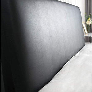 Copri Testata Letto Matrimoniale Ecopelle Nera/Bianco/Grigio, Fodera Per Testiera Decorazione Copri Testata Del Letto Testata Letto Copri Copertura Per Testiera Per Letto,B-180CM