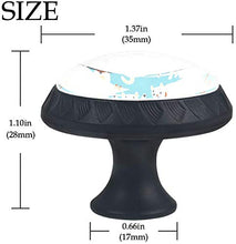 Gatti Senza Soluzione Di Modello Pomelli per Porta Set di 4 Pomelli per Mobili Manopole per Cassetti Cucina Armadio Vetro